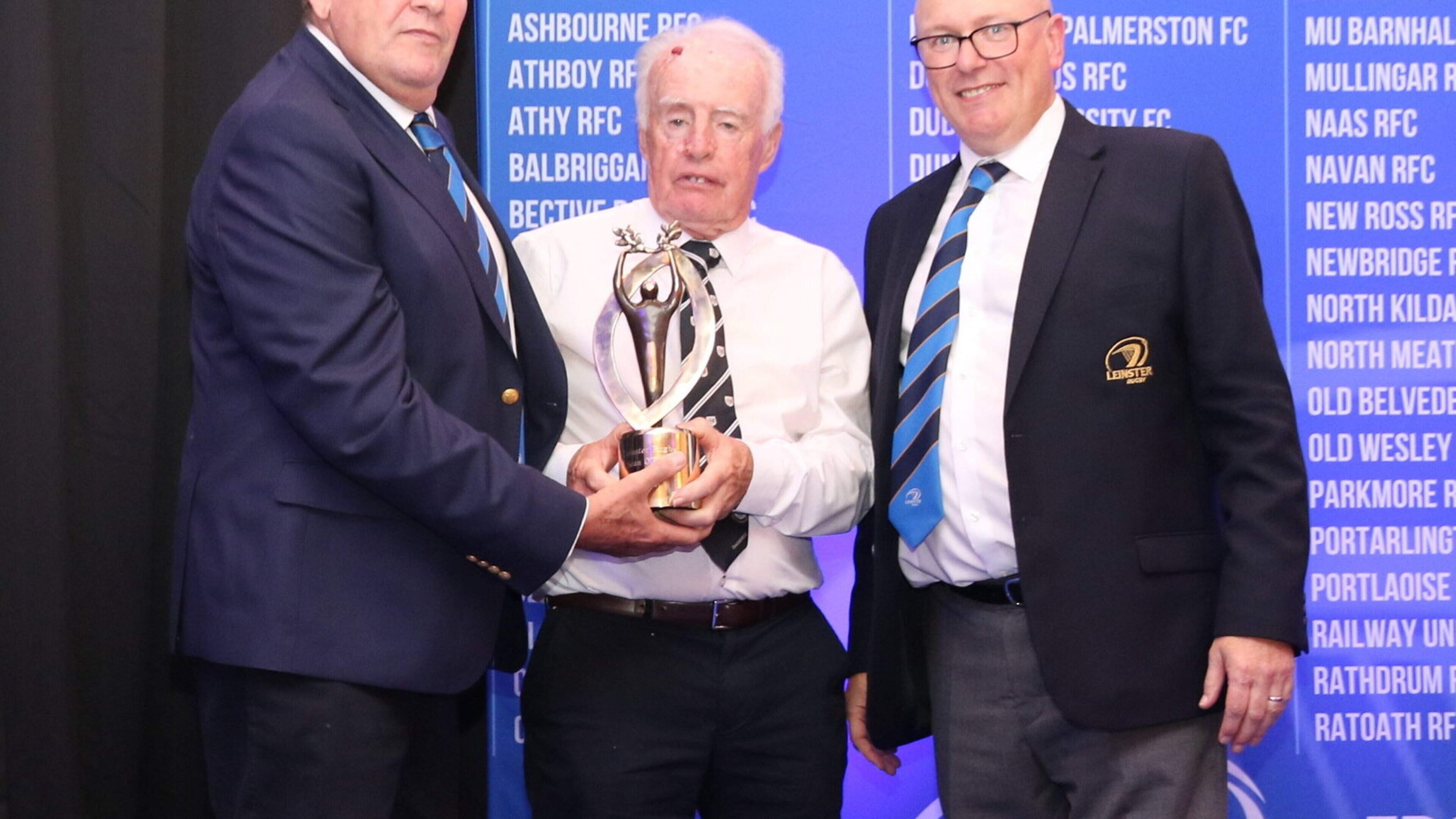 Dundalk Rugby Club Legend Tommy Campbell Honoured with Prestigious Leinster Hall of Fame Award